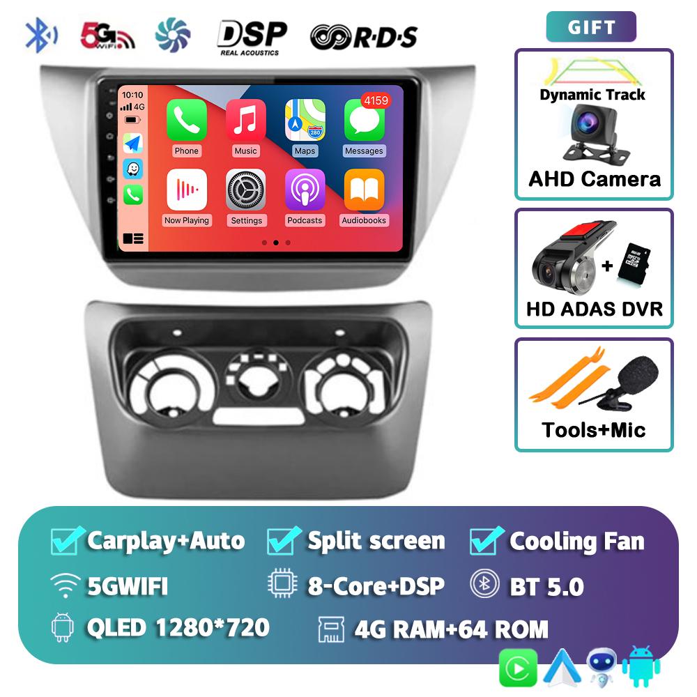Android 14 Carplay Car Radio For Mitsubishi Lancer 9 CS 2000-2010 Multimedia Video Player Navigation Stereo 2Din 2 Din Head Unit