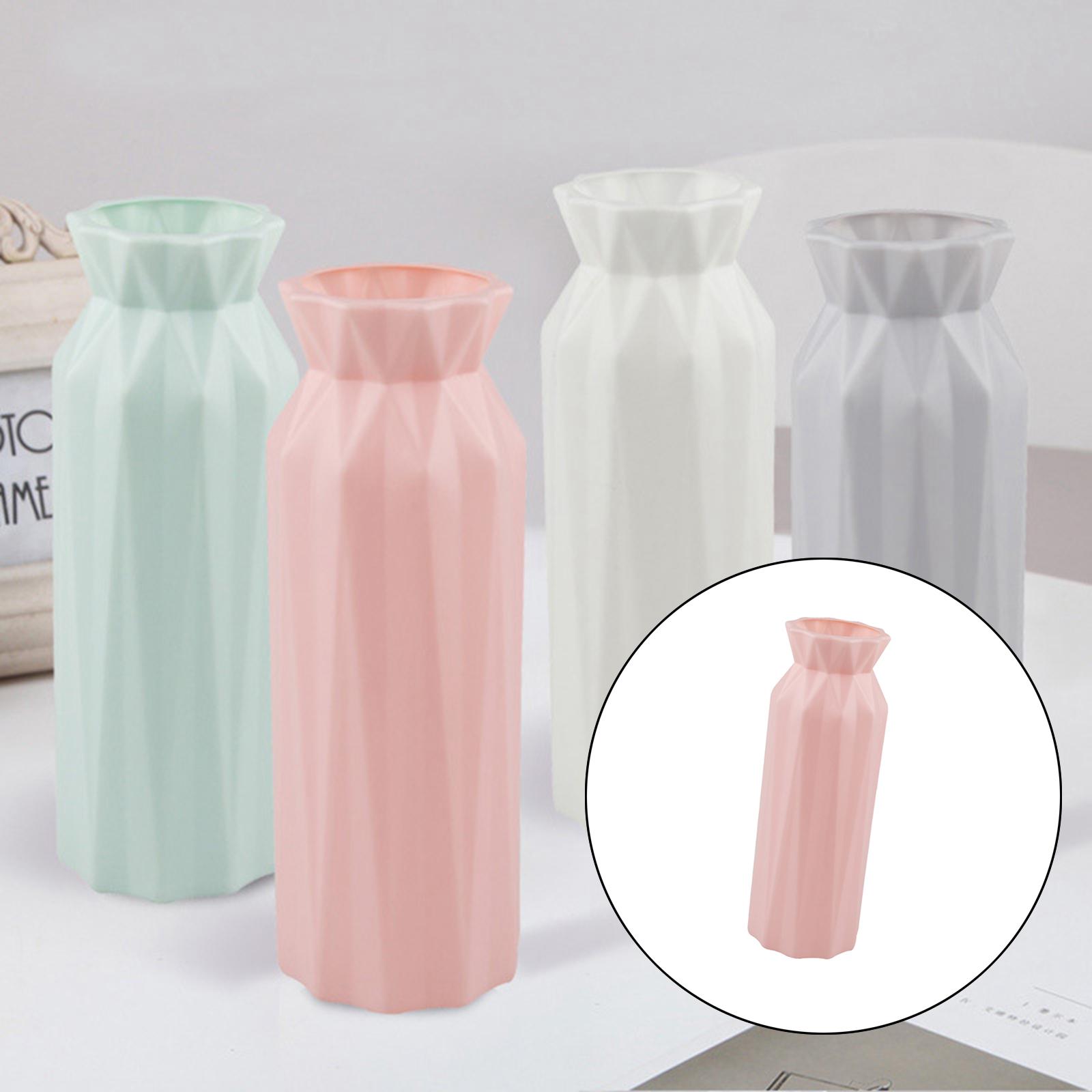 Flower Vase Decoration Plastic Flower Pot Houswarming Plastic Flower Vase Dry Flower Arragenment Pot Tabletop Plant Container