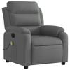 Massage Chair Dark Gray Fabric