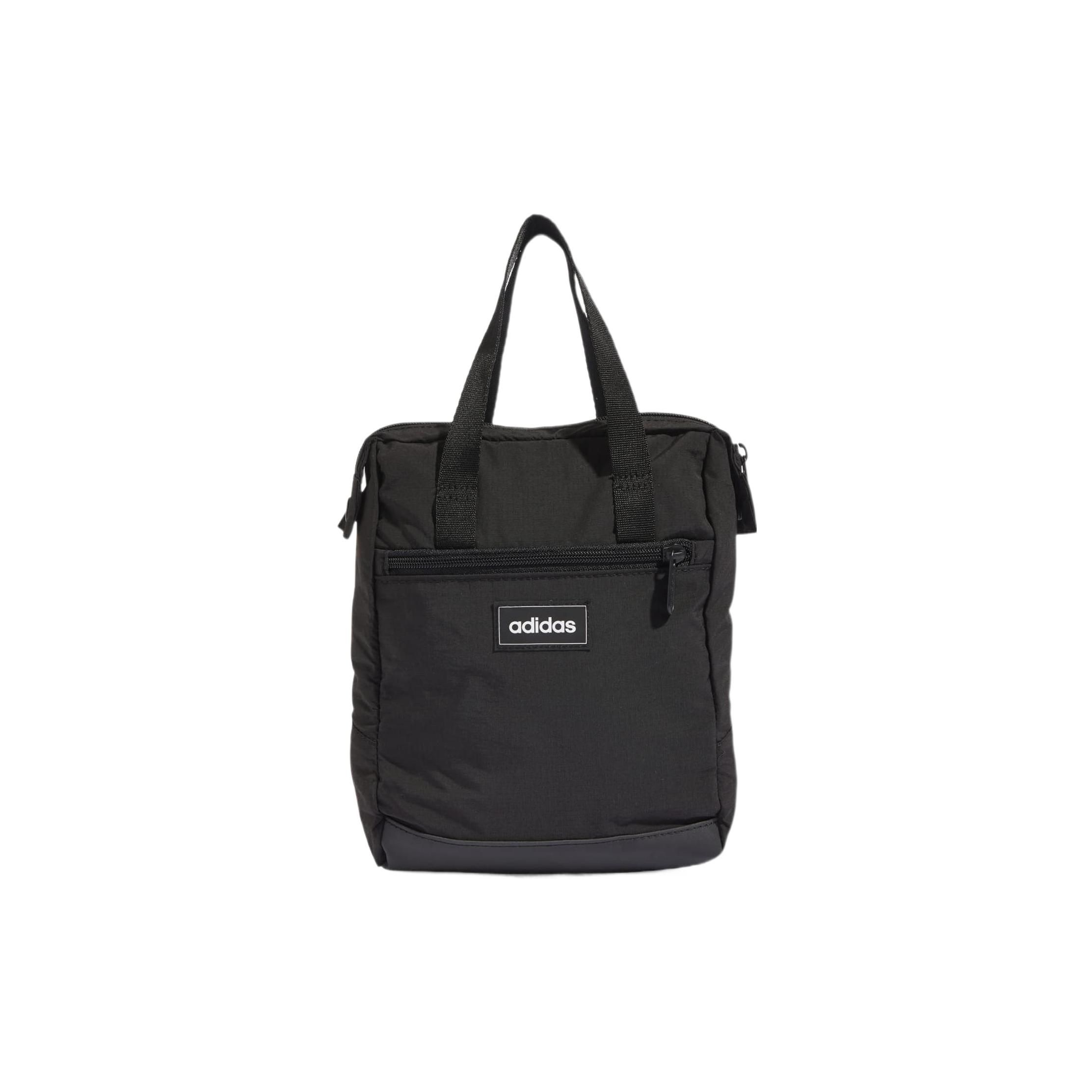 Adidas Sport Outdoor Small Handheld Nylon Backpack Unisex Backpack Black HC7207 Pure Black