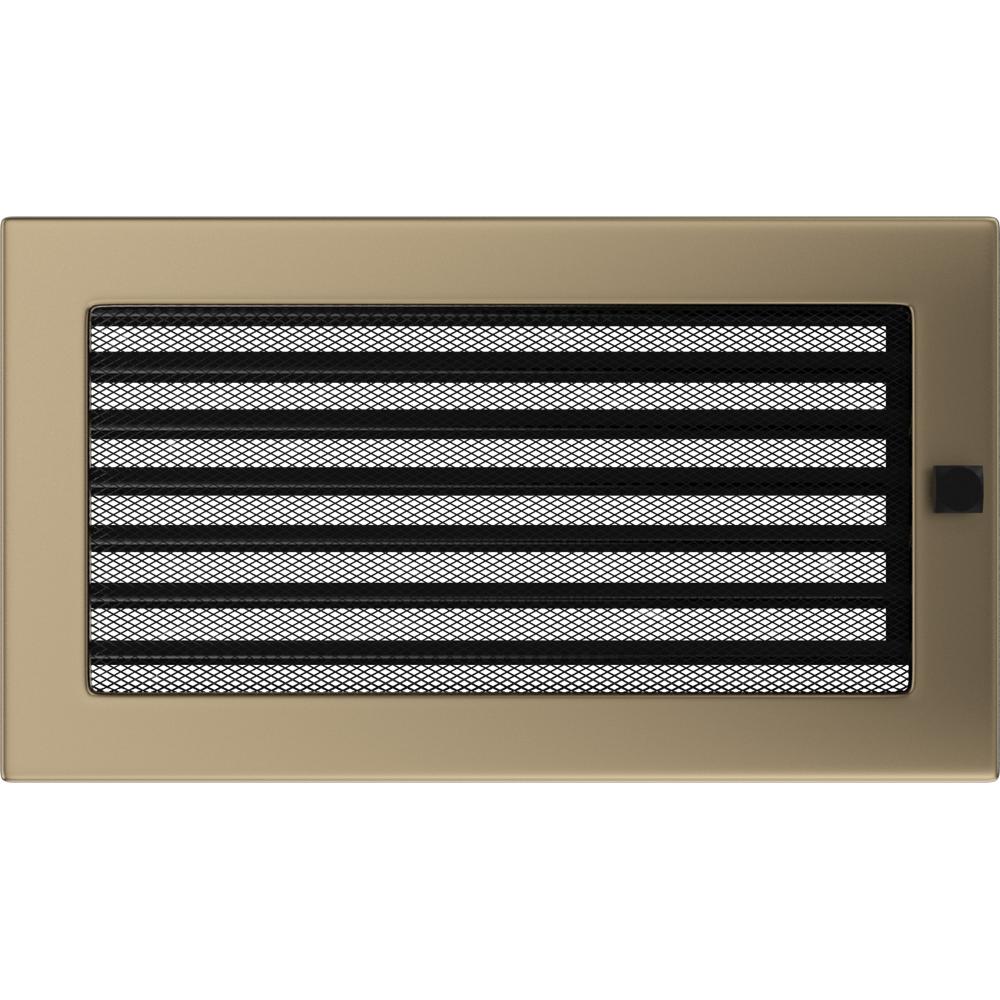 Vent Cover 17x30 gold - plated with blinds