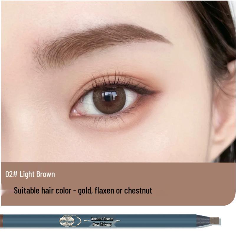 Helen Liren Doppelseitiger Augenbrauenstift: Wasserfest, Wischfest, Schweißfest, Langanhaltende Farbe.