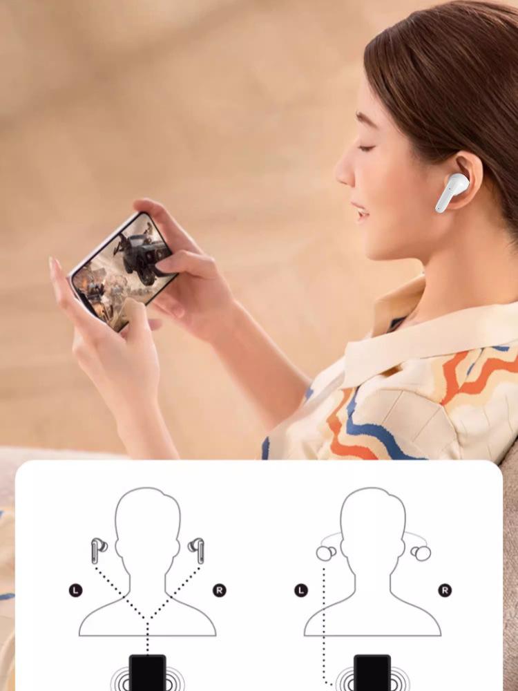 2025 True Wireless Noise-Cancelling In-Ear Bluetooth Earbuds with Ultra-Long Battery Life for Running, Sports, and Gaming