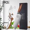 WXCOO Professional Chef's Knife Japanese Sharp Meat Cleaver Cooking Damascus Laser Kitchen with Gift Box Fruit Slicing Knife