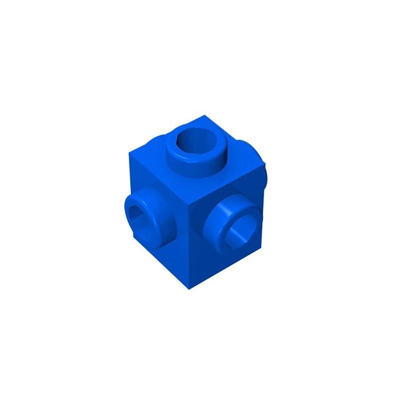 10 pezzi 4733 blocchi MOC compatibili con mattoncini modificati 1x1 con perni su tutti i lati mattoncini educativi fai-da-te all'ingrosso giocattoli per bambini