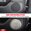 For Great Wall Haval H9 2024 2025 Stainless Steel Silver Car Audio Speaker Cover Door Speaker Cover Horn Trim Accessories