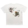 Edoten T-Shirt, 5.6 Oz. 100% Cotton, Japanese Print, Wind God and Thunder God, White, Size M