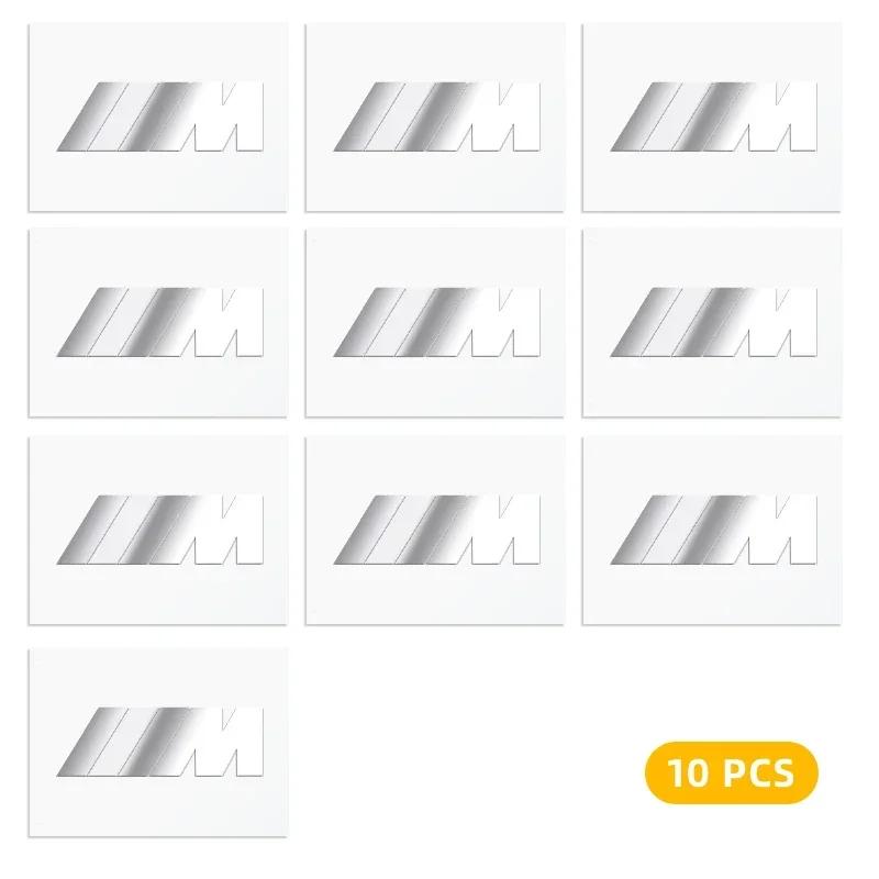 2/5/10pcs 3D Metal Car Emblem Sticker Decor Badge Decal Interior For Bmw E46 E39 E90 E60 E30 F10 F11 F20 F30 G20 G30 X1 X3 X5 Z4