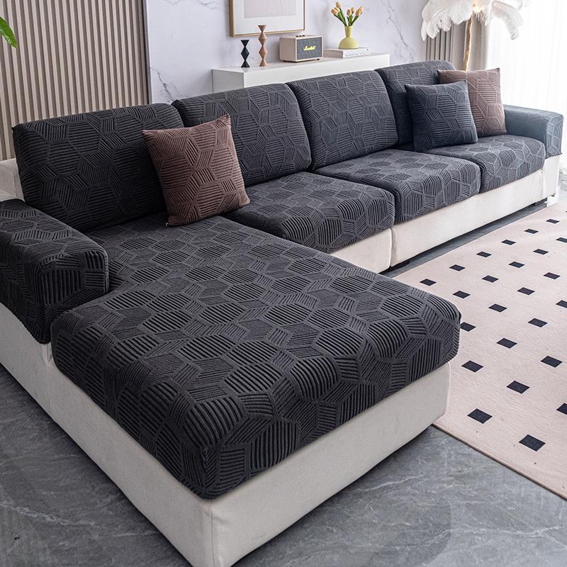 Waterproof Impermeable Sofa Four Seasons Universal Solid Color Simple Sofa Cover Cover Anti-Scratching Non-Slip Elastic Sleeve Summer