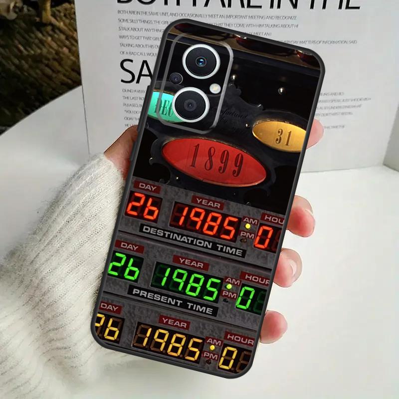 Back To The Future Time Machine Case For OPPO Reno 8 7 6 5 4 Lite 8T 5Z 4Z 10 11F OPPO Find X5 X6 Pro X2 Neo X3 Lite Cover