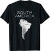 South America Argentina Bolivia Brazil Chile Uruguay Men T-Shirt Short Casual O-Neck Men Clothing