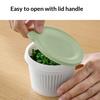 Storage Box, Draining Water Freshness Keeper, Keeps Food Fresh Food-Safe Container, for Garlic And Onions