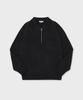 Ileun Half-Zip Collar Knit - Charcoal