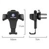 hijk1 ·Gravity Car Mount GPS Mobile Phone Holder Vent Clip Installation For VW R Line GTI Atlas Jetta Touareg Variant Golf Polo Taos