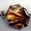 1pc H-Hogwarts Umbrella, Sun Protection, And UV Shielding. It Has Eight Sturdy Ribs for Outdoor Use And Perfect As a Holiday Gift