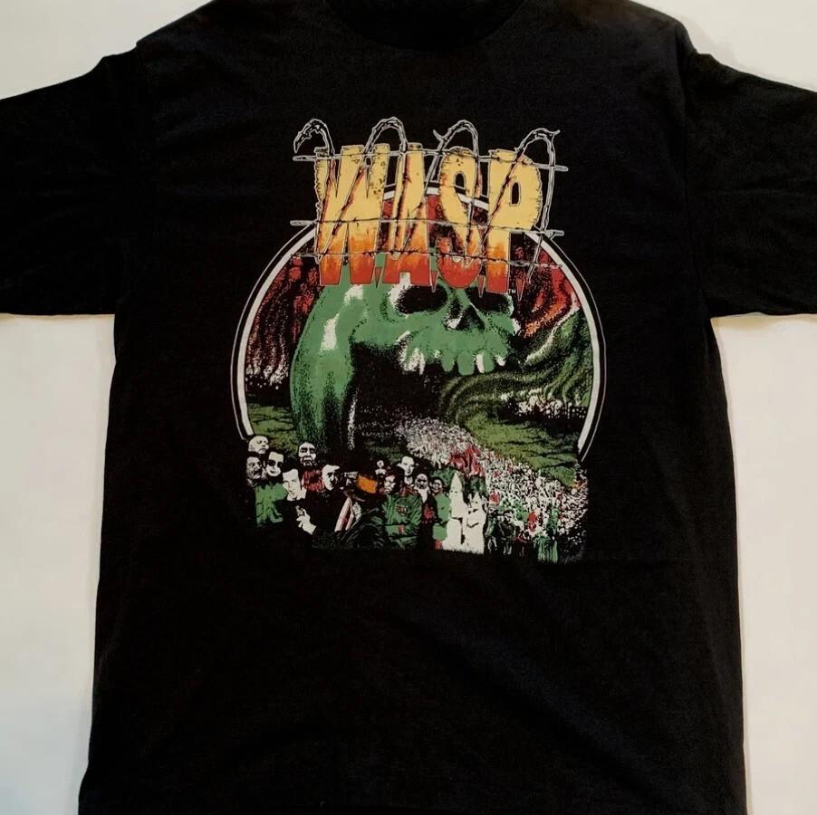 New WASP 89 and Headless European tour Black Unisex All size Shirt BT1336 Unisex T-Shirt XXL