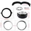 High quality Exhaust V-band Clamp Quick Release HD Clamp Aluminium For 2.5" OD Turbo / Intercooler Pipe Black/Red/Blue