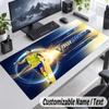 Custom Name Text Mouse Pad Cristiano Ronaldo Personalized Desk Pad For Work And Gaming