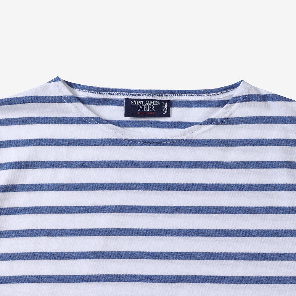 SAINT JAMES Levan 18 Round Neck Short Sleeve T-Shirt (Ncr) Asjm2614334-Ncr