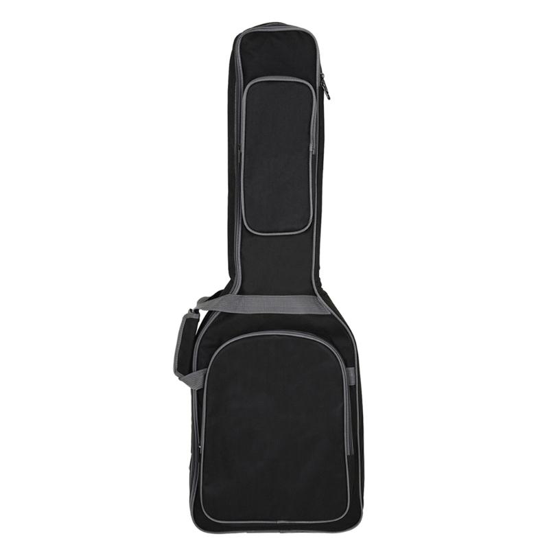 

Professional Electric Guitar Backpacks Cotton Oxford Fabric Padded Interior Adjustable Strap Multipurpose Storage Bag 1
