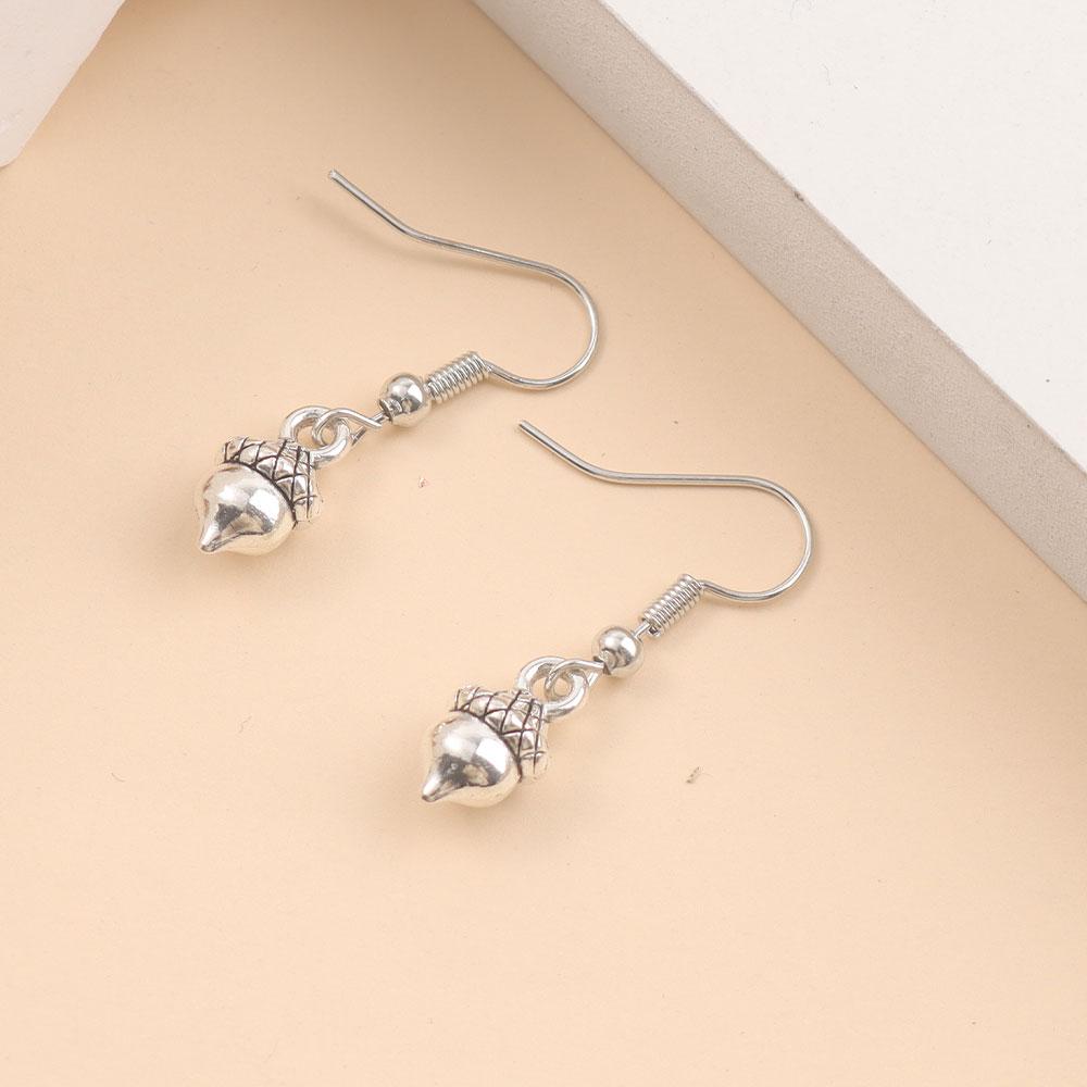 20/40/60 Stück Legierungsmaterial Tibetanischer Anhänger Legierung Tibetanischer eichelförmiger Anhänger Anhänger Anhänger Anhänger DIY Schmuckherstellungsprozess