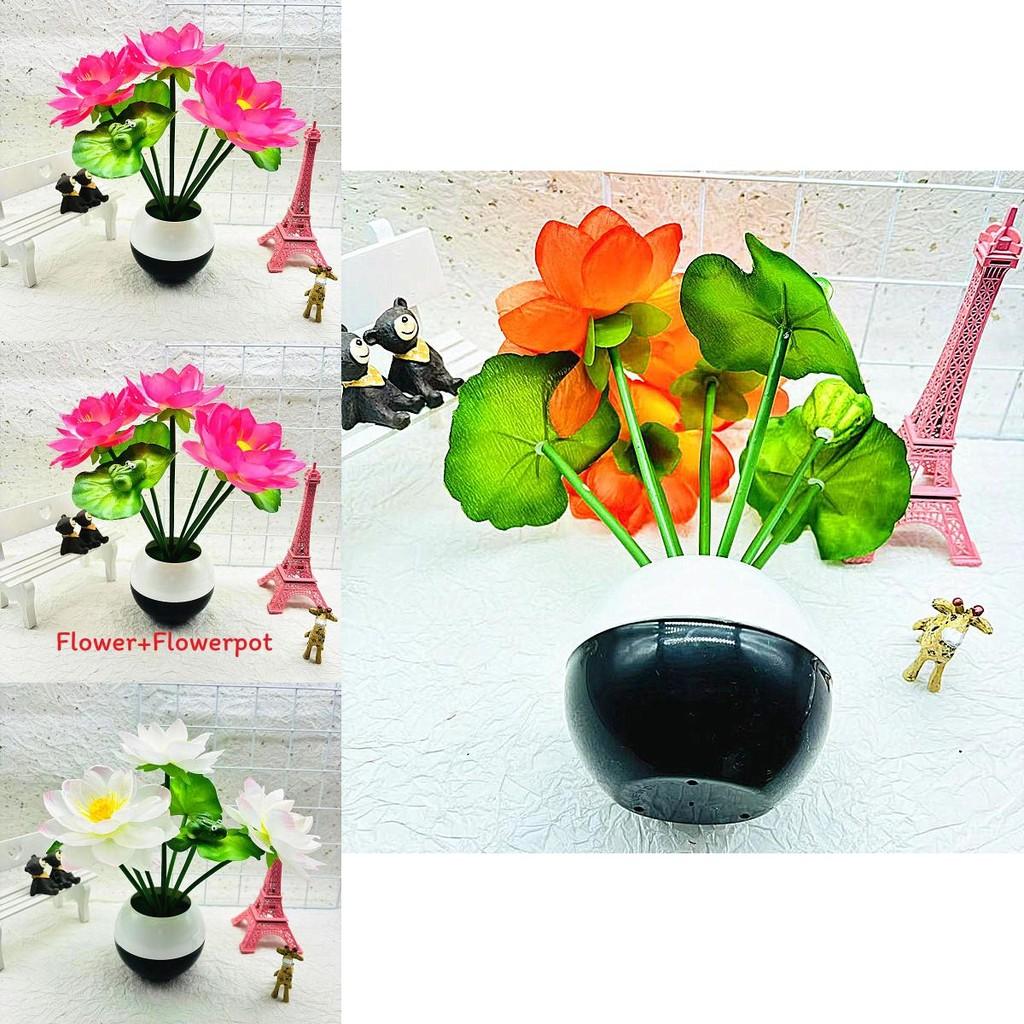Fake Lotus Plant Artificial Bloom With Plastisol Craft For Home Decor And Gift Ideas