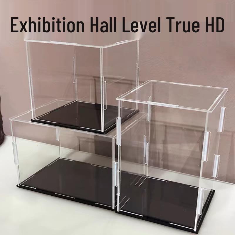 Transparent Acrylic Display Box for LEGO, Toys, and Flower Preservation