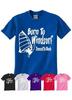 T-Shirt Born To Windsurfing Surfer Boys Girls Kids Birthday Age 1-13Will Be Opened In a New Window or Tab