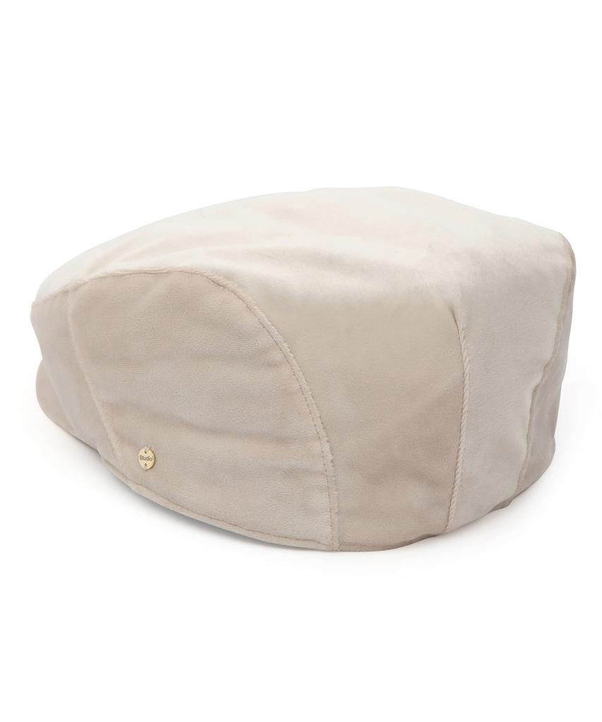 Eondeokeonteulolseutyudio Velvet Autumn/Winter Classic Women'S Hat Hunting Cap Drive Hunting / Velvet / Ivory