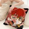 M-Mystic Messenger 707 Pillow Case 3D Print Polyester Fiber 45*45 cm Home Sofa Throw Pillow Cover Decoration Festival Gift