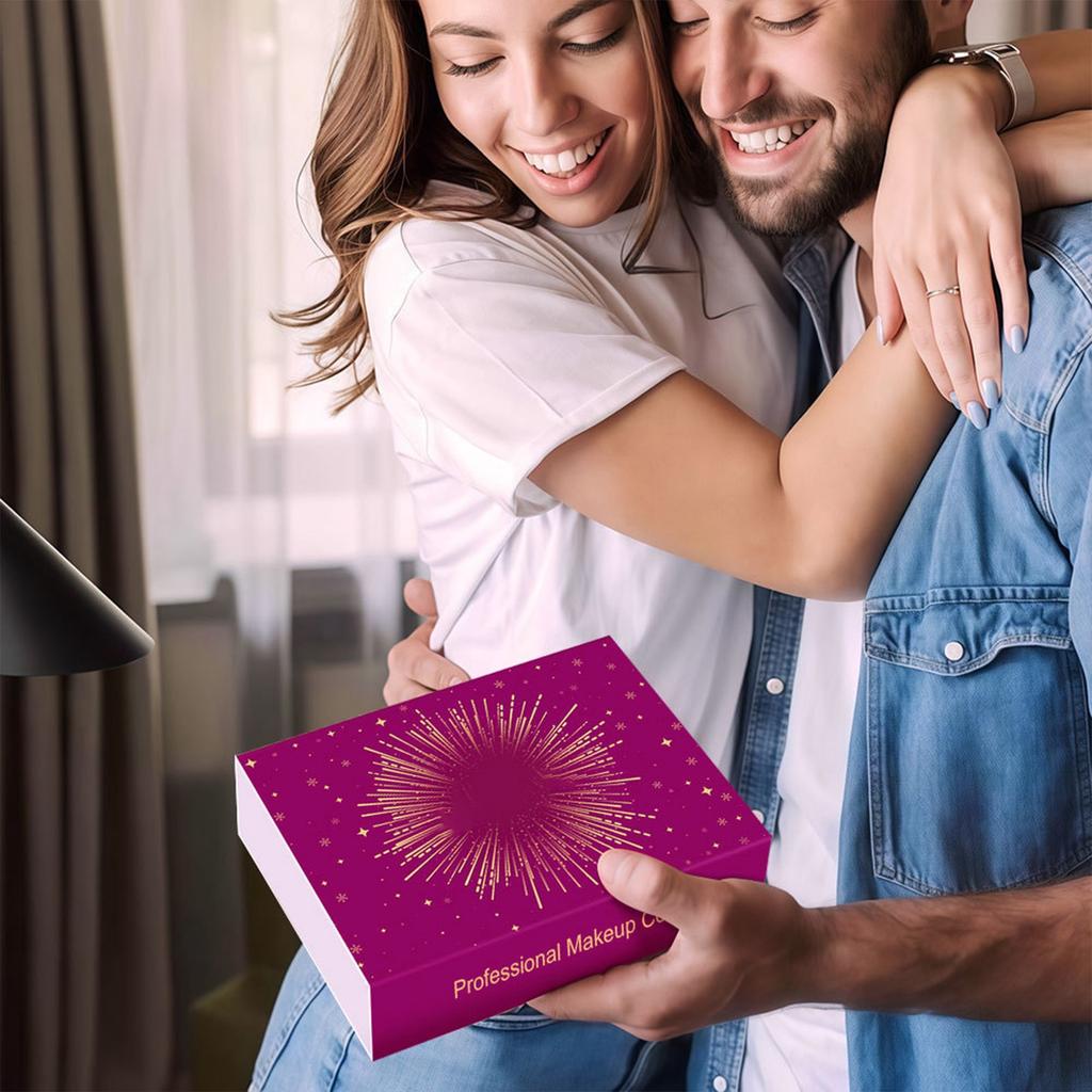 Countdown Calendar Beauty Set, Makeup Enthusiast Gift, 24 Pieces For Girls, Christmas, Valentine's Day, Anniversary Gift (10ml)