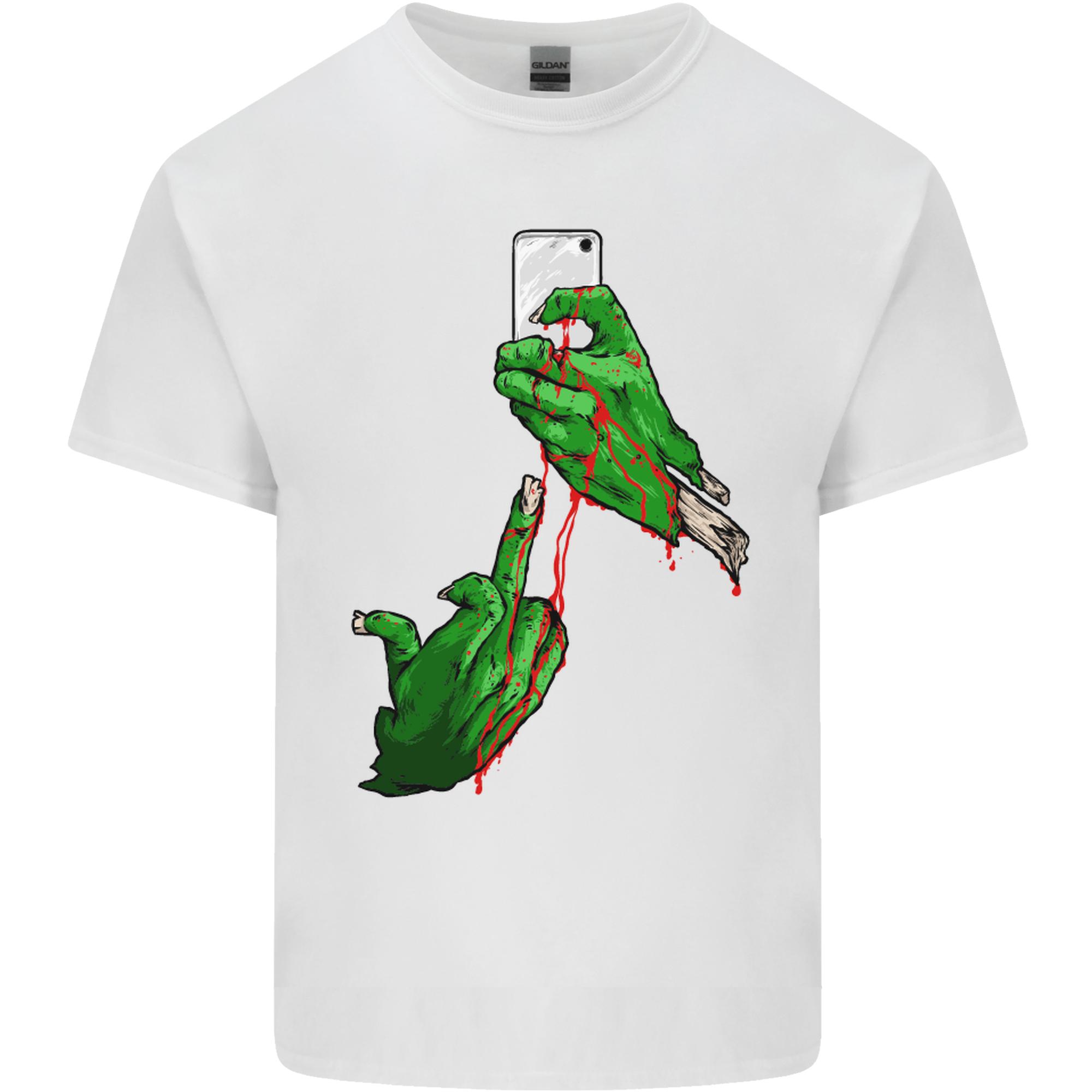 Zombie Selfie Funny Halloween Horror Unisexs Light Cotton TShirt S