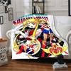 1PC Sailor Moon Blanket Soft Warm All Season Throw for Sofa, Bed, Car, Office Vibrant Colorful Design, Durable & Cozy Gift