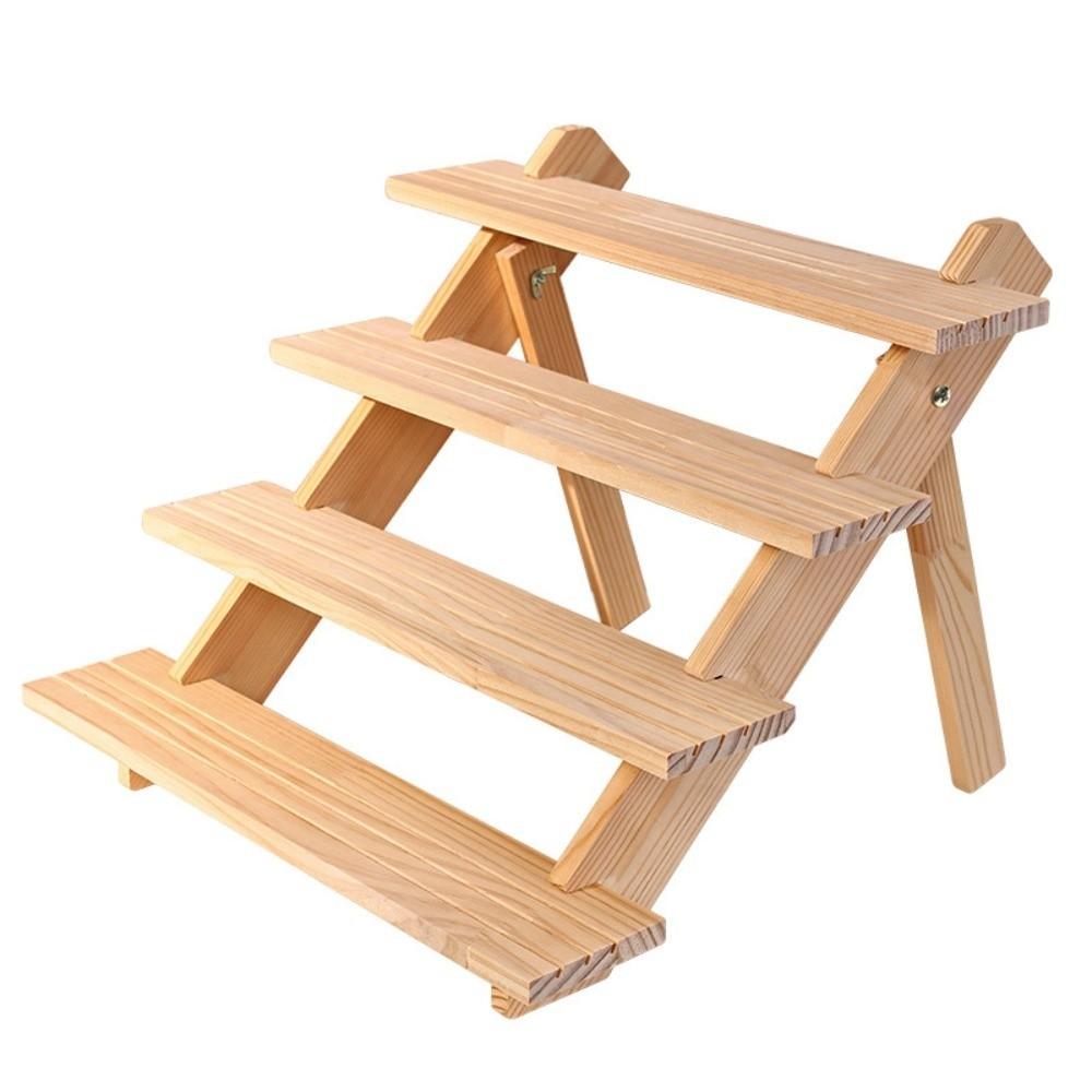 2/3/4 Layer Wooden Jewelry Display Stand Multi Functional Ornament Organizer Display Props