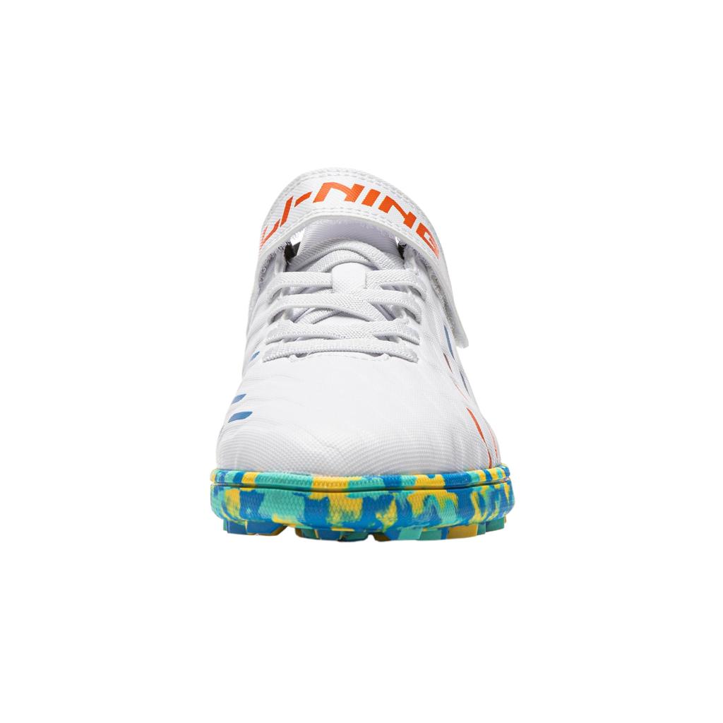 Li Ning Kids Jin 1.5 Team Young TF Synthetic Leather Comfortable Classic Fashion Versatile Durable Low Top Kids Soccer Shoes YKGU018-11