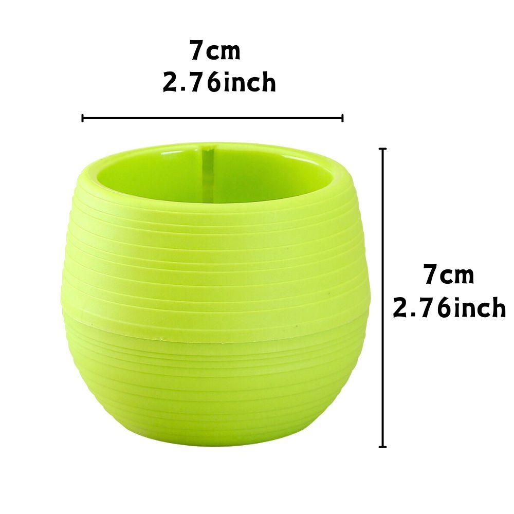 9pcs Plastic Succulent Plant Flowerpot Mixing Colors DIY Garden Office Home Balcony Desktop Decoration YMY