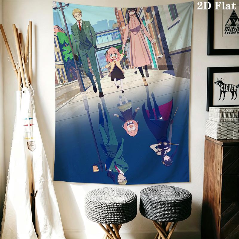 Family Comedy Wall Tapestry Tapestry Background Cloth Fashion Print Wall Decoration Background Cloth Christmas Gift