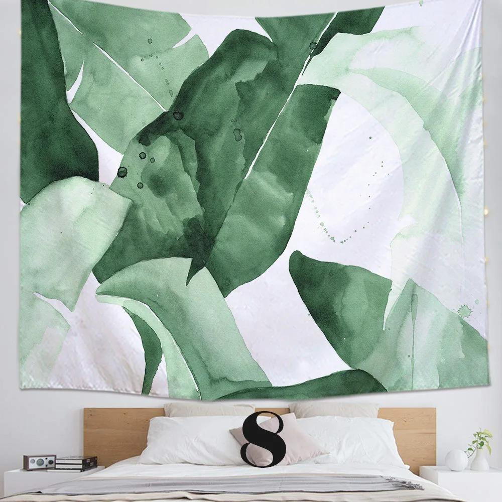 Watercolor Painting Floral Decorative Tapestry Home Wall Living Room Office Decorative Tapestry