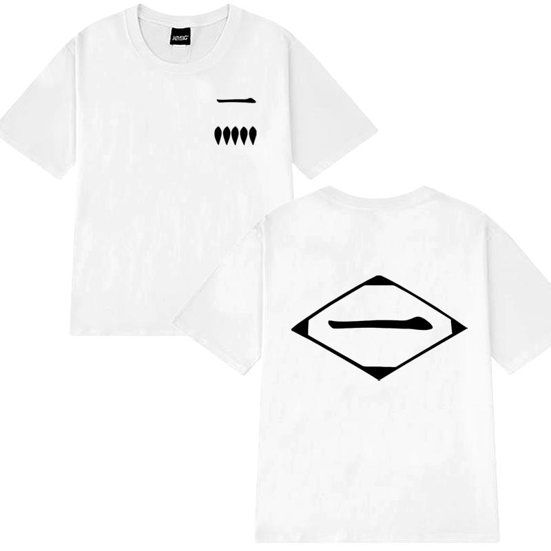 2025 Hot Sale Anime Cotton Harajuku T Shirt Men Women Bleach Cosplay Short Sleeve T-shirts Unisex Zaraki Kenpachi Cotton Tops