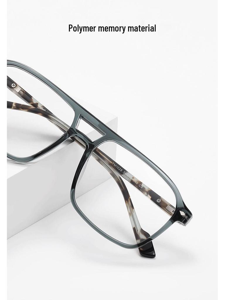 LS219 Retro Schildpatt Anti-Blaulicht Wayfarer Brille mit Acetat-Bügeln – Klassischer Europäischer & Amerikanischer Stil.