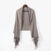Cashmere Basic Muffler Mocha Beige Winter Fashion Scarf