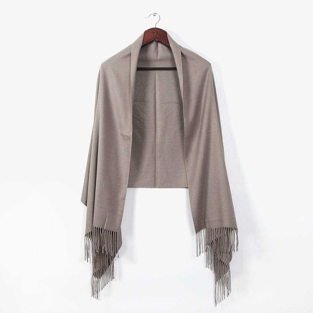 Cashmere Basic Muffler Mocha Beige Winter Fashion Scarf