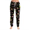 Women's Christmas Print Cuffed Jogger Pants with Pockets Casual Pants