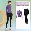 2025 Women's Slimming Morning Run Yoga Set - Long Sleeve Quick-Dry Fitness Outfit