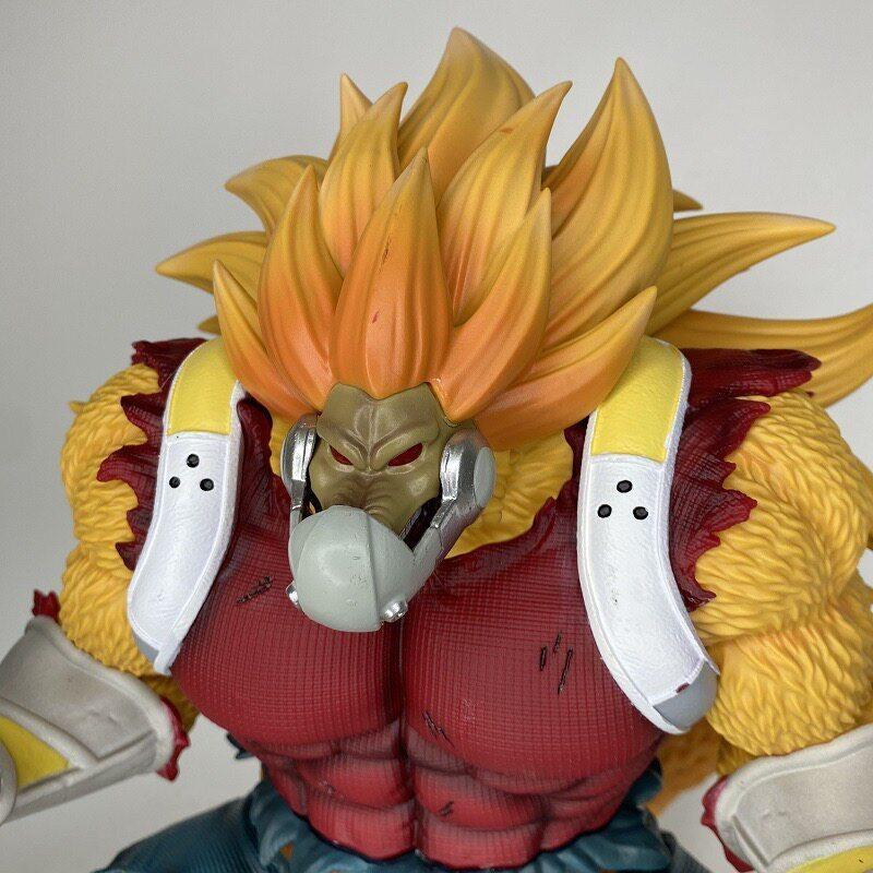 31cm Dragon Ball Cumber Golden Great Ape Super Saiyan Gk Statue Pvc Figure Detachable Mask Collectible Model Desktop Decoration