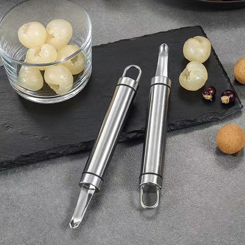 

1 шт. для удаления сердцевины Лонган груша личи для удаления сердцевины для фруктов для домашнего ресторана, домашней кухни, гаджеты (Нержавеющая сталь)