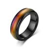 Anello Coreano che Cambia Colore con la Temperatura, Larghezza 6mm, Regalo Unisex
