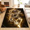 1PC Glowing Dragon Design Carpet for Living Room Bedroom Sofa Home Decor Rus Non-slip Floor Mat Luxury Gift Multiple Sizes