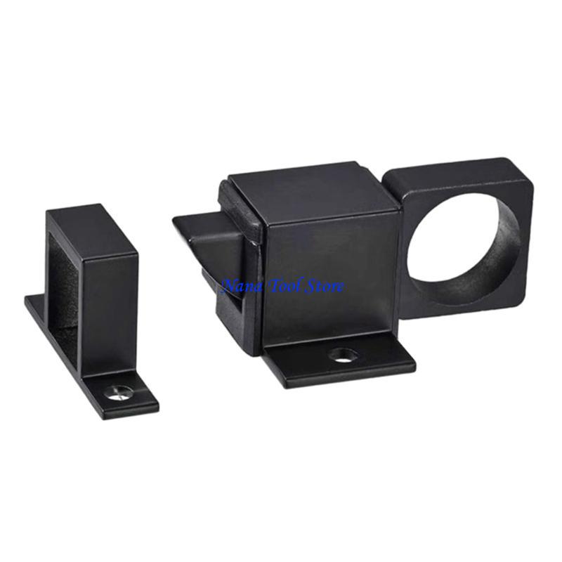 

31GJ Automatic Closing Spring Latches Aluminum Door Bolt for enhances Door Security чорний