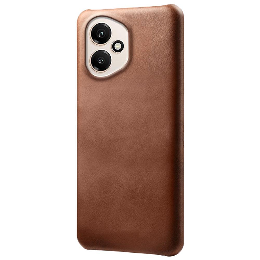 For Honor 400 5G (Global) Case Calf Texture PU Leather Hard PC Protective Phone Cover